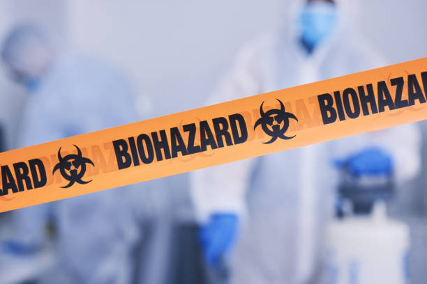 Professional Biohazard Cleanup technician working in Richwood, TX